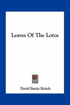 portada leaves of the lotos (in English)