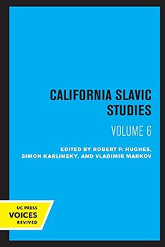 portada California Slavic Studies, Volume vi (en Inglés)