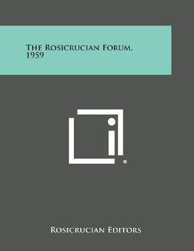 portada The Rosicrucian Forum, 1959
