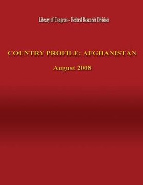 portada Country Profile: Afghanistan (en Inglés)