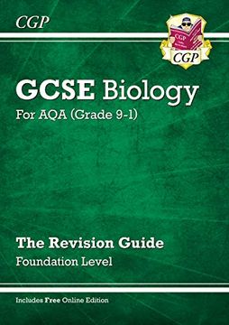 portada New Grade 9-1 Gcse Biology: Aqa Revision Guide With Online Edition - Foundation (en Inglés)