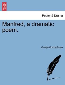 portada manfred, a dramatic poem. (en Inglés)