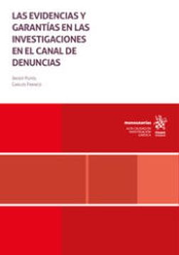 portada Las Evidencias y Garantías en las Investigaciones en el Canal de Denuncias (in Spanish)