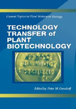 portada technology transfer of plant biotechnology (en Inglés)