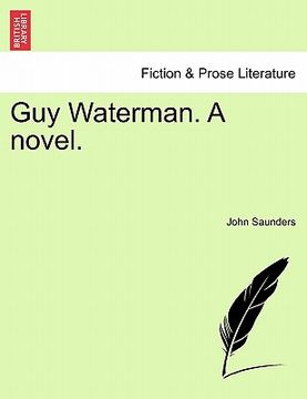 portada guy waterman. a novel. (en Inglés)