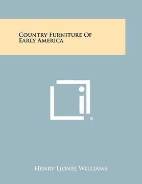 portada country furniture of early america (en Inglés)