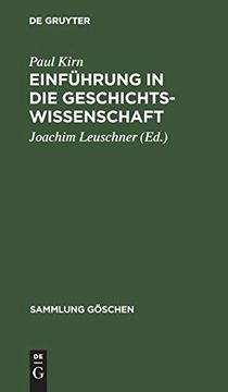 portada Einführung in die Geschichtswissenschaft (in German)