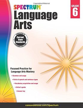 portada Spectrum Language Arts, Grade 6 (in English)