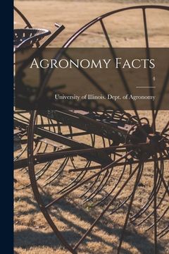 portada Agronomy Facts; 4 (en Inglés)