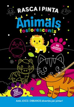 portada Rasca i pinta animals fosforescents (en Catalán)