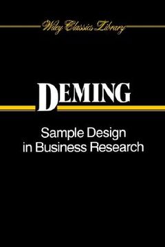 portada sample design in business research (in English)