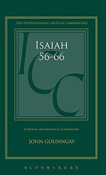 portada Isaiah 56-66 (Icc) a Critical and Exegetical Commentary (International Critical Commentary) 
