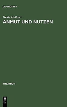 portada Anmut und Nutzen (Theatron) (en Alemán)
