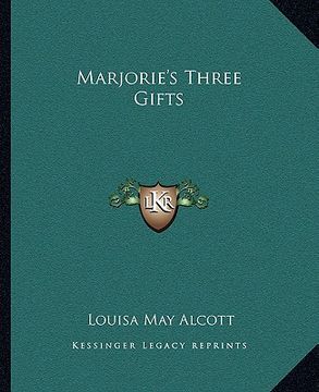 portada marjorie's three gifts (en Inglés)