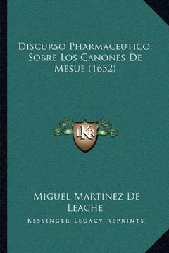 portada Discurso Pharmaceutico, Sobre los Canones de Mesue (1652)