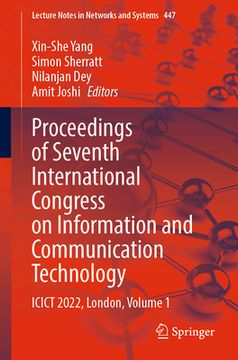 portada Proceedings of Seventh International Congress on Information and Communication Technology: Icict 2022, London, Volume 1 (en Inglés)