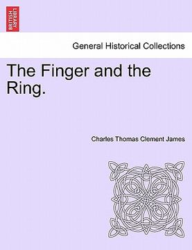 portada the finger and the ring. (in English)
