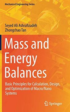 portada Mass and Energy Balances: Basic Principles for Calculation, Design, and Optimization of Macro (en Inglés)