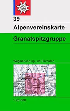 portada Granatspitzgruppe Wegmarkierungen und Skitouren - Topographische Karte 1: 25. 000 (en Alemán)