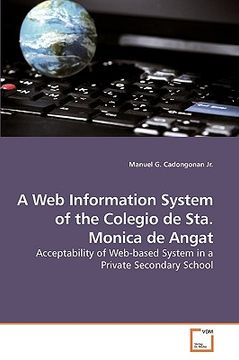 portada a web information system of the colegio de sta. monica de angat (in English)