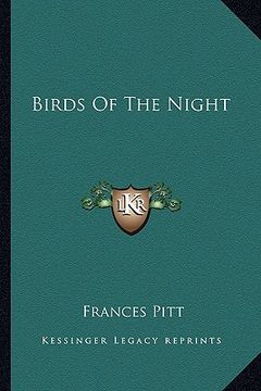 portada birds of the night (en Inglés)