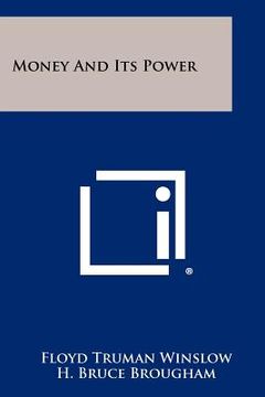 portada money and its power (en Inglés)