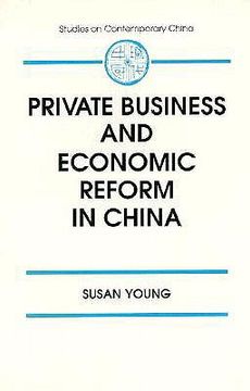 portada private business and economic reform in china (in English)