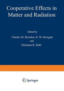 portada Cooperative Effects in Matter and Radiation (in English)