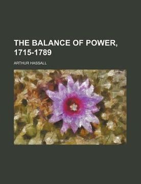 portada the balance of power, 1715-1789