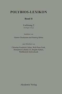 portada Polybios-Lexikon Band ii, Lieferung 2 (in German)