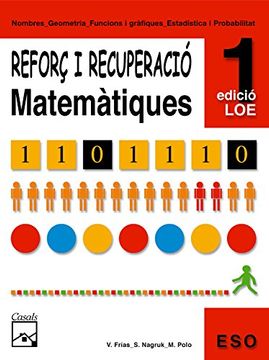 portada (cat). (05). reforç i recup. matemat. (1r eso) (in Catalá)