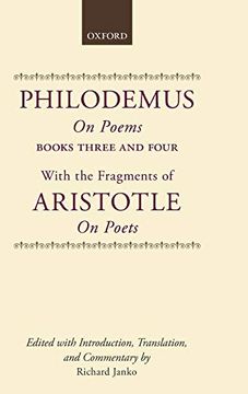 portada Philodemus on Poems Books 3-4: With the Fragments of Aristotle on Poets (Philodemus Translation Series) 