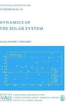 portada dynamics of the solar system: symposium no. 81 proceedings of the 81st symposium of the international astronomical union held in tokyo, japan, 23 26 (en Inglés)