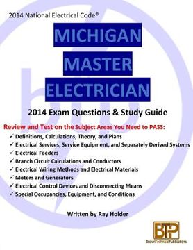 portada Michigan 2014 Master Electrician Study Guide (in English)