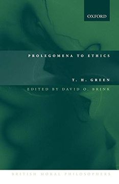 portada Prolegomena to Ethics (British Moral Philosophers) (en Inglés)