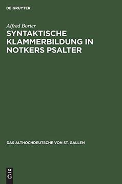 portada Syntaktische Klammerbildung in Notkers Psalter (en Alemán)