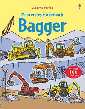 portada Mein Erstes Stickerbuch: Bagger (en Alemán)