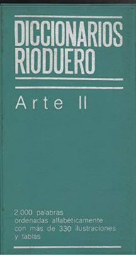 portada Diccionarios Rioduero. Arte ii