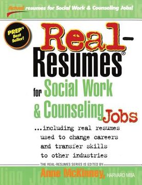 portada Real-Resumes for Social Work & Counseling Jobs (en Inglés)
