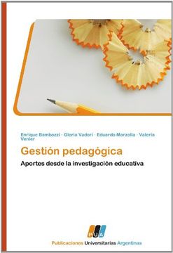portada Gestion Pedagogica (in Spanish)