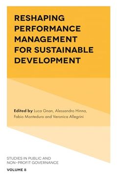 portada Reshaping Performance Management for Sustainable Development (Studies in Public and Non-Profit Governance, 8) (en Inglés)
