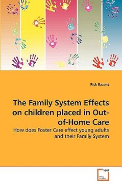 portada the family system effects on children placed in out-of-home care (in English)