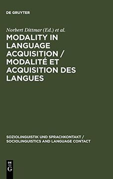 portada Modality in Language Acquisition 