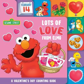portada Lots of Love From Elmo (Sesame Street): A Valentine's day Counting Book (Sesame Street Board Books) (in English)
