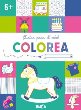 portada Listos Para el Cole! Colorea +5 (in Spanish)
