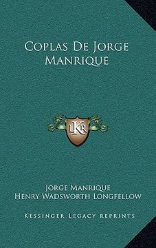 portada coplas de jorge manrique (en Inglés)