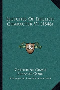 portada sketches of english character v1 (1846) (in English)