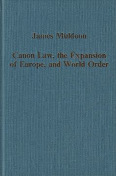 portada Canon Law, the Expansion of Europe, and World Order (en Inglés)