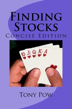 portada Finding Stocks: Concise edition (en Inglés)