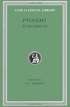portada Tetrabiblos: Or Quadripartite (Loeb Classical Library) (en Inglés)